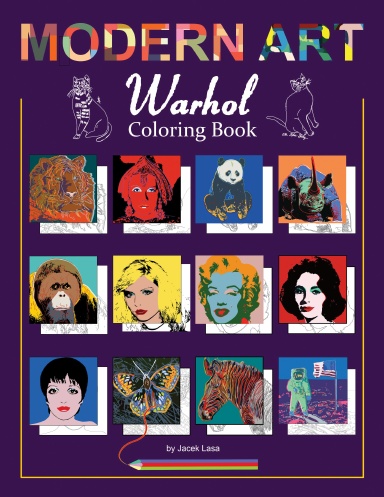 Modern Art  Warhol Coloring Book