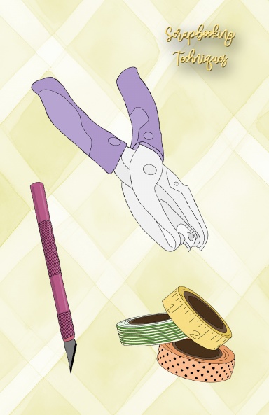 Yellow Lined Scrapbook Lovers Journal