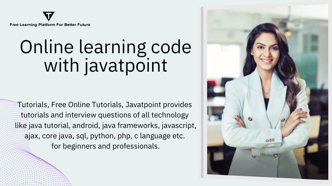 Online learning code with Javatpoint