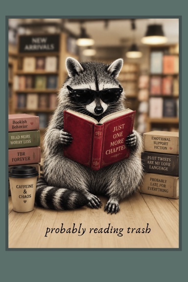 Probably Reading Trash Paperback Lined Journal