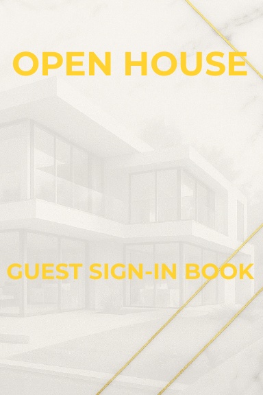 Open House Guest Sign-In Book