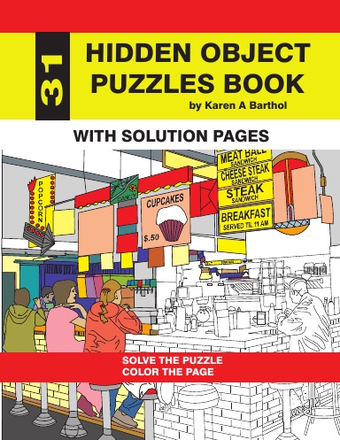 Hidden Object Puzzles Book