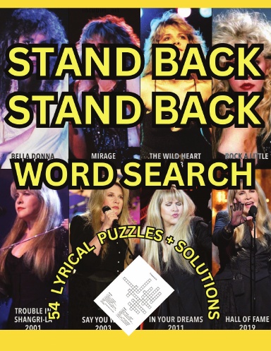 STAND BACK STAND BACK WORD SEARCH