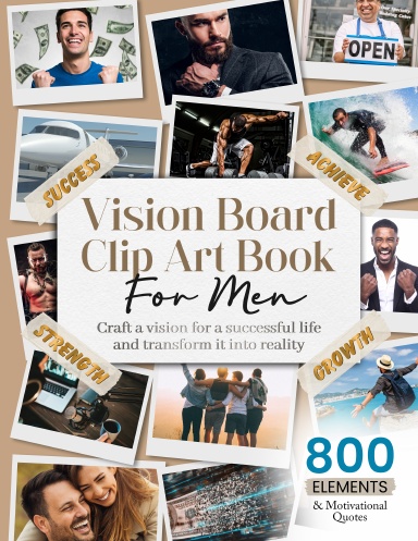 Vision Board Book for Men