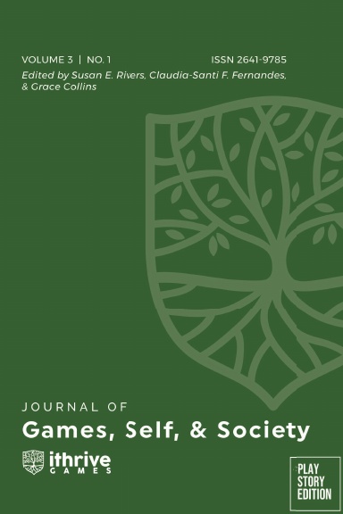 Journal of Games, Self, & Society, 3.1