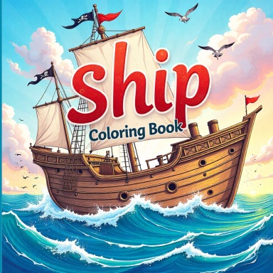 Ship Coloring Book