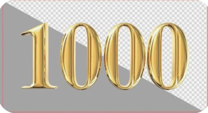 Running From 1 to 1000