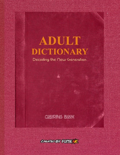 Adult Dictionary Coloring Book