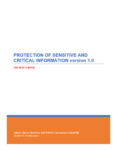 Protection of Sensitive and Critical Information v1.0