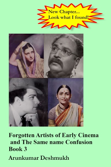 Forgotten Artists of Early Cinema and The Same Name Confusion Book 3