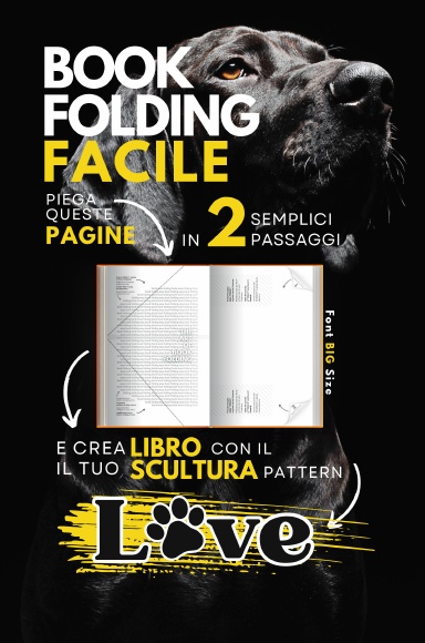 Book Folding Facile: pattern "Love" (Zampa)