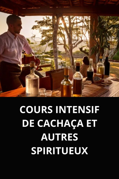 COURS INTENSIF DE CACHAÇA ET AUTRES SPIRITUEUX