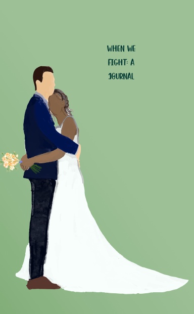 Couples Arguments Pocket Size Lined Journal Mixed Skin Tones Variation 2