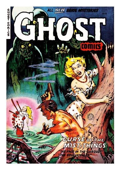 All New Eerie Mysteries GHOST comics pre code Horror Graphic Novel and Magazine