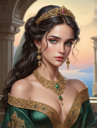 Enchanting and Dignified Greek Princess