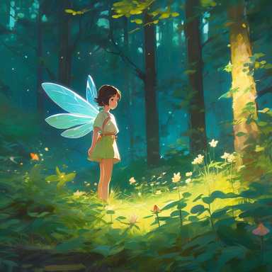 The Enchanted Adventures of Sparkle the Super Dragon-Fairy