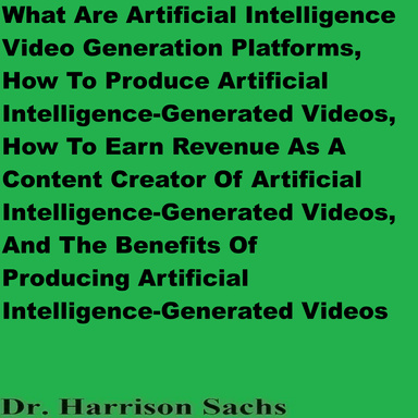 What Are Artificial Intelligence Video Generation Platforms, How To Produce Artificial Intelligence-Generated Videos, How To Earn Revenue As A Content Creator Of Artificial Intelligence-Generated Videos, And The Benefits Of Producing AI-Generated Videos