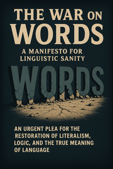 The War on Words: A Manifesto for Linguistic Sanity An Urgent Plea for the Restoration of Literalism, Logic, and the True Meaning of Language