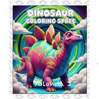 DINOSAUR COLORING SPREE