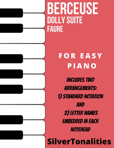 Berceuse Dolly Suite Easy Piano Sheet Music Combo