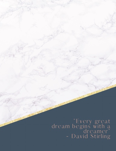 Essential Oil Educator Notebook | "Every Great Dream Begins with a Dreamer" | 8.5 x 11