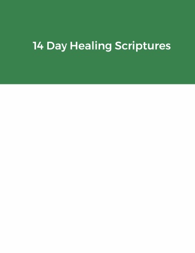14 Day Healing Scriptures