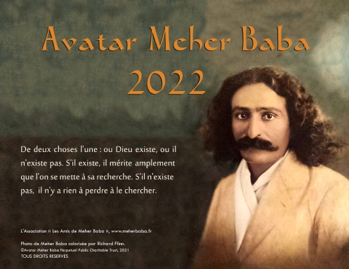 Calendrier Meher Baba 2022