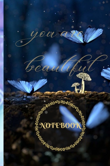BLUE BUTTERFLY NOTEBOOK
