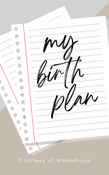 My Birth Plan
