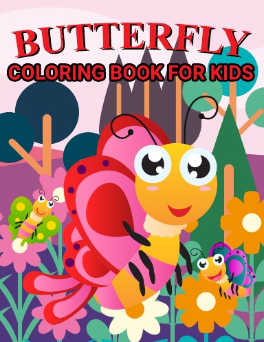 KAWAII BUTTERFLY COLORING BOOK