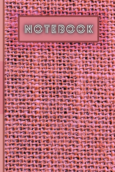 Textured Blank Line Notebook