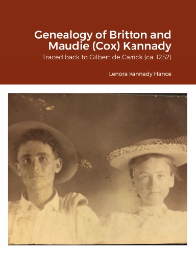 Genealogy of Britton and Maudie (Cox) Kannady