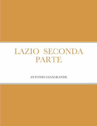 LAZIO  SECONDA PARTE