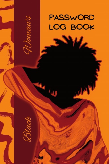 Black Woman's Password Log Book