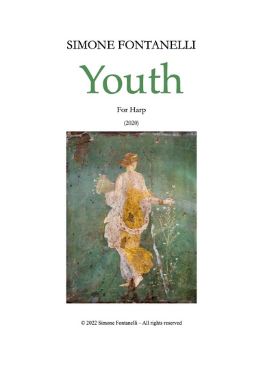 Simone Fontanelli - YOUTH, for solo Harp - Music score