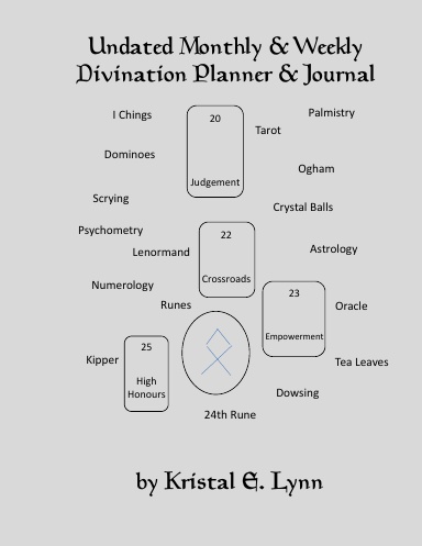 Undated Monthly & Weekly Divination Planner & Journal (Coil Bound)