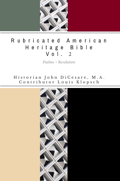 Rubricated American Heritage Bible Vol. 2
