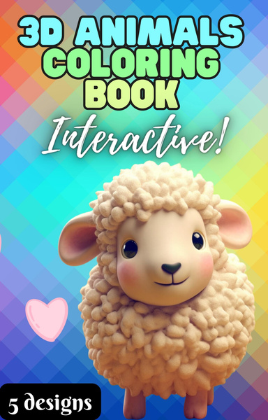 3D Animals Coloring Book Interactive!