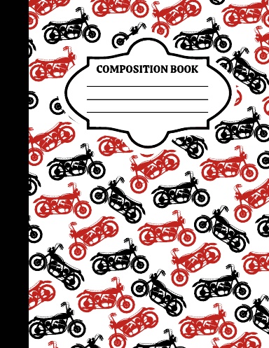 Motorcycles Composition Book