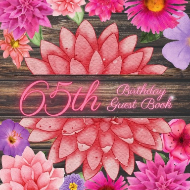 65th Birthday Guest Book