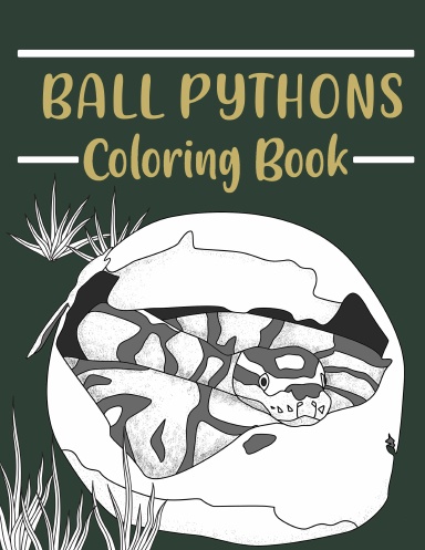 Ball Pythons Coloring Book