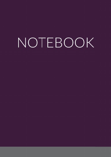 NOTEBOOK PURPLE LEAF