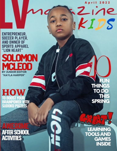 LV Magazine Kids April 2022 - Solomon Mcleod