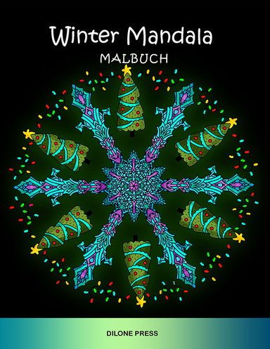 Winter Mandala Malbuch