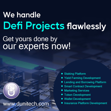 Defi Development Company in India | Dunitech | 2023