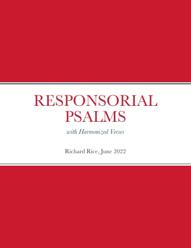 Responsorial Psalms with Harmonized Verses, June 2022