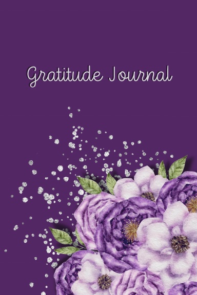 Yearly Gratitude Journal-Purple Florals