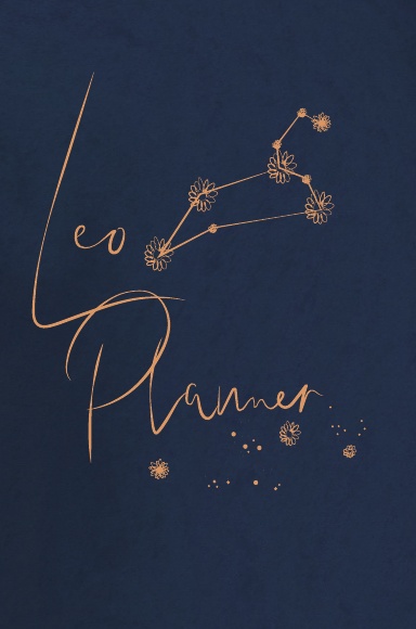 Leo Undated Zodiac Planner