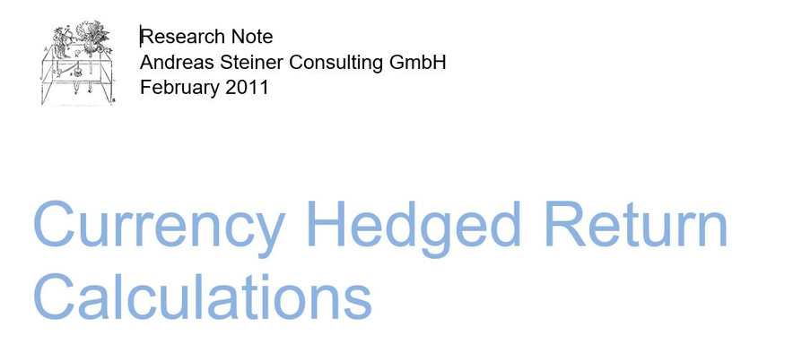 Currency Hedged Return Calculations