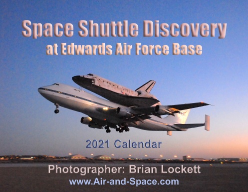 Space Shuttle Discovery at Edwards Air Force Base, 2021 calendar